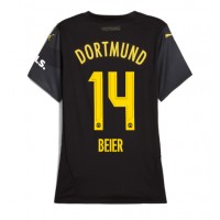 Fotbalové Dres Borussia Dortmund Maximilian Beier #14 Dámské Venkovní 2024-25 Krátký Rukáv